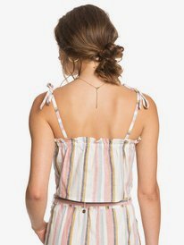 Palm Life - Strappy Crop Top for Women  ERJWT03429