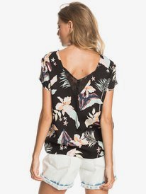 Paradise Stories - Short Sleeve Viscose Top for Women  ERJWT03467