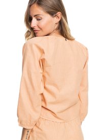 5 Ocean Tones - Haut noué sur le devant pour Femme Marron ERJWT03517 Roxy