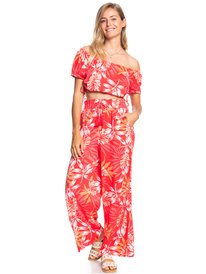 4 Dear Amor 2022 - Crop Top met Korte Mouw voor Dames Red ERJWT03535 Roxy