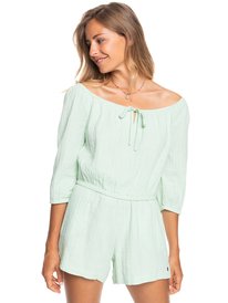 3 Sunny Crush 2022 - Crop top épaules dénudées pour Femme Vert ERJWT03538 Roxy