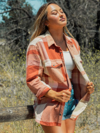 2 Both Ways Long Sleeve Shirt Beige ERJWT03546 Roxy