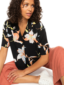 7 Pretty Poem - Chemises pour Femme Noir ERJWT03560 Roxy