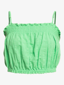 5 Bikini Vibes - Korte Strappy Top voor Dames Green ERJWT03565 Roxy