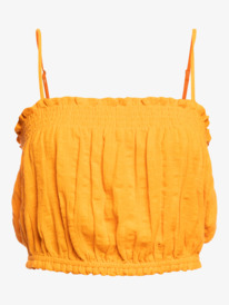 4 Bikini Vibes - Crop Top mit Trägern für Frauen Orange ERJWT03565 Roxy