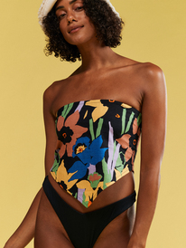 7 Iconic Place - Débardeur crop top pour Femme Noir ERJWT03566 Roxy
