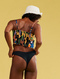 4 Iconic Place - Débardeur crop top pour Femme Noir ERJWT03566 Roxy