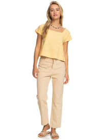 3 Ocean Amor - Kurzärmliges Oberteil für Frauen Orange ERJWT03569 Roxy