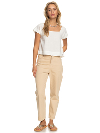 3 Ocean Amor - Kurzärmliges Oberteil für Frauen Weiss ERJWT03569 Roxy