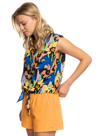 1 Tropical View - Maglietta smanicata da Donna Black ERJWT03570 Roxy