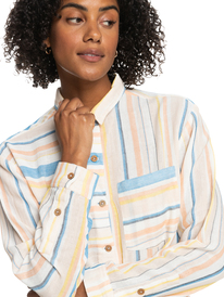 2 Womens Surf Odyssey Long Sleeve Shirt Pink ERJWT03571 Roxy
