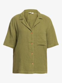 4 Aloha Sunset - Chemise manches courtes pour Femme Vert ERJWT03574 Roxy