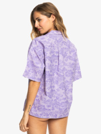 9 Surf.Kind.Kate. - Short Sleeve Shirt for Women Purple ERJWT03590 Roxy