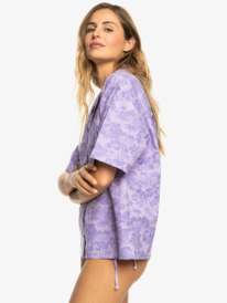 6 Surf.Kind.Kate. - Short Sleeve Shirt for Women Purple ERJWT03590 Roxy