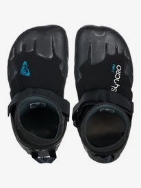 2 Womens 3mm Syncro Round Toe Wetsuit Boot Black ERJWW03015 Roxy