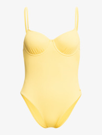 8 Rib Roxy Love The Muse 2022 - Maillot une pièce pour Femme Jaune ERJX103415 Roxy