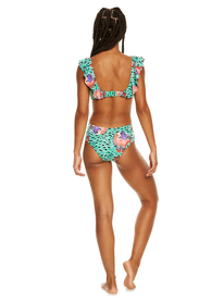 9 Stella Jean x ROXY - Maillot une pièce pour Femme Vert ERJX103481 Roxy