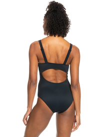 roxy, Womens Rib ROXY Love One-Piece Swimsuit, ANTHRACITE (kvj0) Rib ROXY Love 2022 - One-Piece Swimsuit for Women ERJX103493