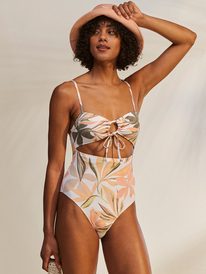 5 Printed Beach Classics - Eendelig Badpak voor Dames White ERJX103508 Roxy