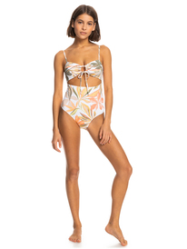 9 Printed Beach Classics - Eendelig Badpak voor Dames White ERJX103508 Roxy