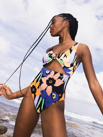 1 Color Jam - Maillot de bain une pièce pour Femme Noir ERJX103517 Roxy