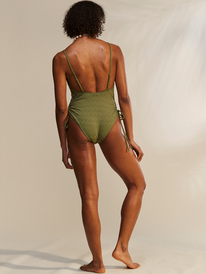 3 Current Coolness - Maillot de bain une pièce pour Femme Vert ERJX103518 Roxy