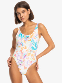 3 Retro Revo One Piece Swimsuit White ERJX103521 Roxy