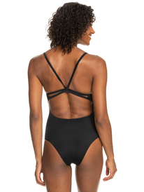 roxy, Roxy Active - One-Piece Swimsuit for Women, ANTHRACITE (kvj0) Roxy Active - One-Piece Swimsuit for Women ERJX103523