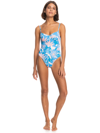 3 Womens Roxy Love The Muse One One-Piece Swimsuit Blue ERJX103533 Roxy