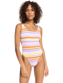 7 Womens Surf.Kind.Kate. One-Piece Swimsuit White ERJX103536 Roxy