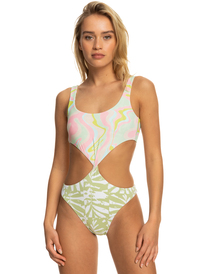 3 Tropics Hype - Badeanzug für Frauen Grün ERJX103538 Roxy