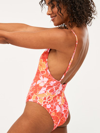 3 Meadow Flowers One-Piece Swimsuit Red ERJX103606 Roxy