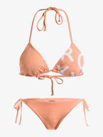 4 Beach Classics Tie Side - Ensemble de bikini triangle pour Femme Rose ERJX203490 Roxy