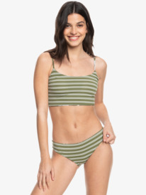 2 Retro Revo - Wendbares Bikini-Set für Frauen Grün ERJX203515 Roxy