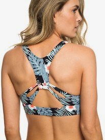 3 Beach Classics - Crop Bikini Top for Women Black ERJX303840 Roxy