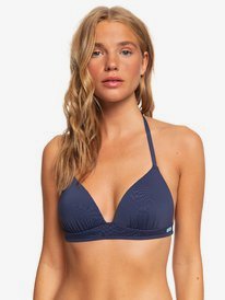 roxy, Beach Classics 2021 - Reggiseno bikini triangolare sagomato da Donna, MOOD INDIGO (bsp0) Beach Classics 2021 - Moulded Tri Bikini Top for Women ERJX303951