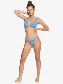2 Beach Classics Underwired Bra Bikini Top Blue ERJX304067 Roxy