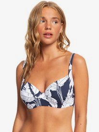 Printed Beach Classics - D-Cup Underwired Bra Bikini Top  ERJX304079
