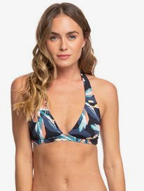 Printed Beach Classics - Halter Bikini Top  ERJX304080