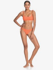 4 Palm Shadow Bralette Bikini Top Orange ERJX304293 Roxy
