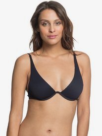 roxy, Womens Mind Of Freedom Separate Underwired Bra Bikini Top, ANTHRACITE (kvj0) Mind Of Freedom - Underwired Bra Bikini Top for Women ERJX304304