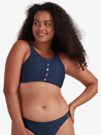 4 Love Song 2021 - Korte Bikinitop voor Dames Blue ERJX304361 Roxy