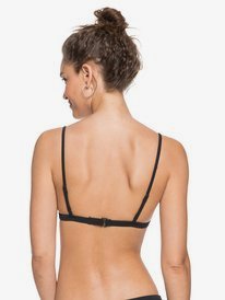 roxy, Womens Mind Of Freedom Separate Fixed Tri Bikini Top, ANTHRACITE (kvj0) Mind Of Freedom 2021 - Fixed Tri Bikini Top for Women ERJX304402