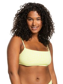 4 Beautiful Sun - Bralette Bikini Top for Women Green ERJX304442 Roxy