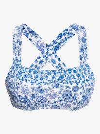4 Womens Sunset Boogie Separate Bralette Bikini Top White ERJX304516 Roxy