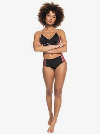 2 Womens ROXY Fitness Regular Support Sports Bra Black ERJX304541 Roxy