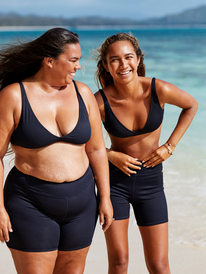 3 Womens Mind Of Freedom Separate Elongated Tri Bikini Top Black ERJX304554 Roxy