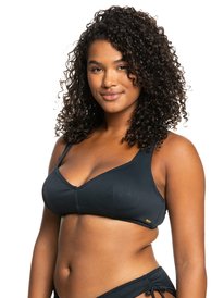4 Womens Mind Of Freedom Separate D-Cup Bikini Top Black ERJX304576 Roxy