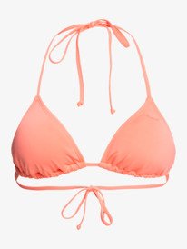 4 Beach Classics Tiki Triangle Bikini Top Pink ERJX304591 Roxy