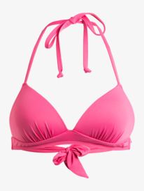4 Beach Classics - Vorgeformtes Triangle-Bikinioberteil für Frauen Rosa ERJX304592 Roxy